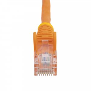 StarTech.com Cat5e Ethernet Patch Cable with Snagless RJ45 Connectors - 5 m, Orange