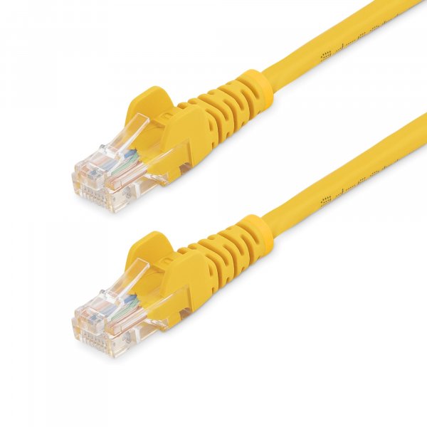 StarTech.com Cat5e Ethernet Patch Cable with Snagless RJ45 Connectors - 5 m, Yellow