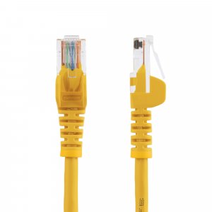 StarTech.com Cat5e Ethernet Patch Cable with Snagless RJ45 Connectors - 5 m, Yellow