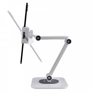 StarTech.com Adjustable Tablet Stand for Desk - Wall Mountable - Capacity 2.2lb (1kg) - Ergonomic Articulating Universal Tablet Stand - Tablet Holder for Desk Pivot/Swivel/Rotate