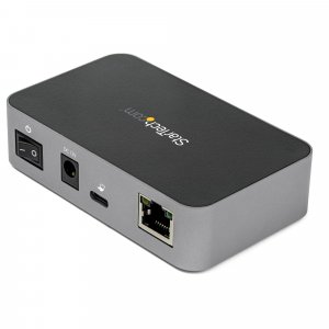 StarTech.com ~3 Port USB C 3.2 Gen 2 Hub with Ethernet Adapter - 10Gbps USB Type C to 2x USB-A & 1x USB-C Ports - USB Hub w/ BC 1.2 Phone Fast Charging - Superspeed 10Gbps USB C Hub