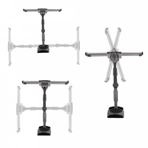 StarTech.com Articulating TV Wall Mount, VESA Wall Mount, Supports 26 to 65 inch/99lb/Flat/Curved TVs, Retractable Low Profile Wall Mount TV Bracket, Adjustable Corner TV Wall Mount