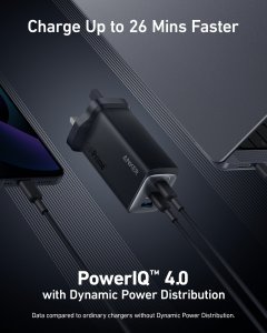 Anker 737 Laptop, Smartphone, Tablet Black AC Fast charging Indoor