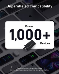 Anker 737 Laptop, Smartphone, Tablet Black AC Fast charging Indoor