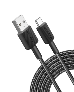 Anker 322 USB cable 0.9 m USB A USB C Black