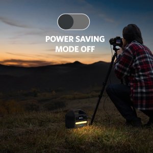 Anker 521 Portable Power Station (PowerHouse 256Wh), 6-Port PowerHouse 200W/256Wh with Solar Generator, 2 AC Outlets, 60W USB-C Power Delivery Output, LED Light for Outdoor RV, Emergencies and More