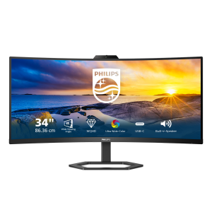 Philips 5000 series 34E1C5600HE/00 LED display 86.4 cm (34") 3440 x 1440 pixels 4K Ultra HD Black