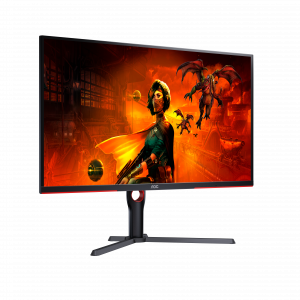 AOC G3 U32G3X/BK LED display 80 cm (31.5") 3840 x 2160 pixels 4K Ultra HD Black, Red