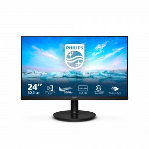 Philips V Line 241V8LAB/00 LED display 60.5 cm (23.8") 1920 x 1080 pixels Full HD LCD Black