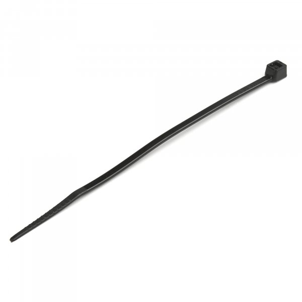 StarTech.com 4"(10cm) Cable Ties - 1/16"(2mm) wide, 7/8"(22mm) Bundle Diameter, 18lb(8kg) Tensile Strength, Nylon Self Locking Zip Ties with Curved Tip - 94V-2/UL Listed, 100 Pack - Black