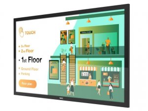 NEC MultiSync M651 Digital signage flat panel 165.1 cm (65") LCD 500 cd/m² 4K Ultra HD Black Touchscreen