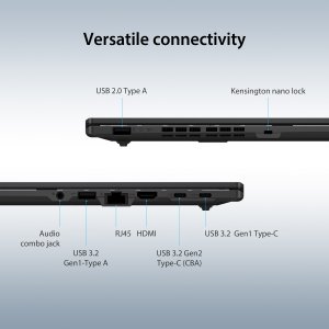 ASUS ExpertBook B1 B1502CB-BQi582XA Intel® Core™ i5 i5-1235U Laptop 39.6 cm (15.6") Full HD 8 GB DDR4-SDRAM 256 GB SSD Wi-Fi 6E (802.11ax) Windows 11 Pro Education Black