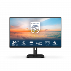 Philips 1000 series 24E1N1300A/00 computer monitor 60.5 cm (23.8") 1920 x 1080 pixels Full HD LCD Black