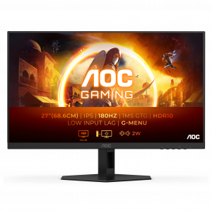 AOC 27G4XE computer monitor 68.6 cm (27″) 1920 x 1080 pixels Full HD LCD Black, Grey