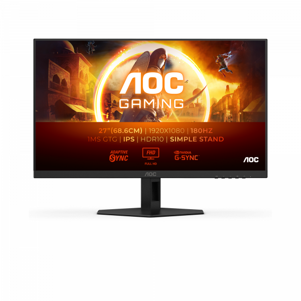 AOC 27G4XE computer monitor 68.6 cm (27") 1920 x 1080 pixels Full HD LCD Black, Grey