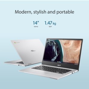 ASUS Chromebook CB1400CKA-NK0570 Intel® Celeron® N N4500 35.6 cm (14") Full HD 4 GB LPDDR4x-SDRAM 64 GB eMMC Wi-Fi 6 (802.11ax) ChromeOS Silver