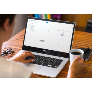 ASUS Chromebook CB1400CKA-NK0570 Intel® Celeron® N N4500 35.6 cm (14") Full HD 4 GB LPDDR4x-SDRAM 64 GB eMMC Wi-Fi 6 (802.11ax) ChromeOS Silver