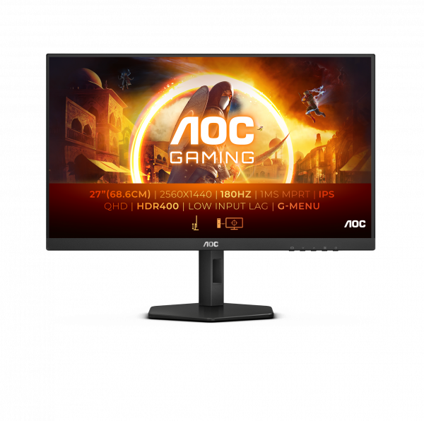 AOC Q27G4X LED display 68.6 cm (27") 2560 x 1440 pixels Quad HD LCD Black