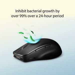 ASUS MD200 /BK mouse Office Ambidextrous RF Wireless + Bluetooth Optical 4200 DPI