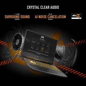ASUS TUF Gaming A15 FA506NC-HN002W AMD Ryzen™ 5 7535HS Laptop 39.6 cm (15.6") Full HD 8 GB DDR5-SDRAM 512 GB SSD NVIDIA GeForce RTX 3050 Wi-Fi 6 (802.11ax) Windows 11 Home Black