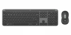 Logitech 920-012511 keyboard Mouse included Office RF Wireless + Bluetooth QWERTY UK English Graphite
