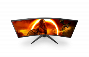 AOC G2 CU34G2XE/BK LED display 86.4 cm (34") 3440 x 1440 pixels Wide Quad HD LCD Black, Red