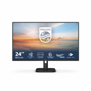 Philips 1000 series 24E1N1100A/00 computer monitor 60.5 cm (23.8") 1920 x 1080 pixels Full HD LCD Black