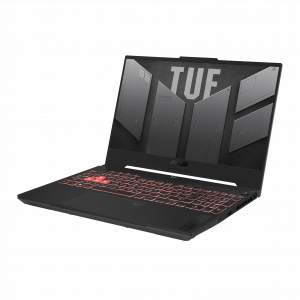 ASUS TUF Gaming A15 FA507NU-LP103W AMD Ryzen™ 5 7535HS Laptop 39.6 cm (15.6") Full HD 8 GB DDR5-SDRAM 512 GB SSD NVIDIA GeForce RTX 4050 Wi-Fi 6 (802.11ax) Windows 11 Home Black, Grey