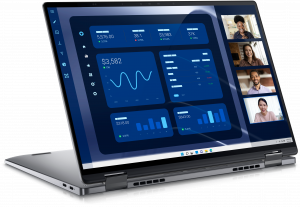 DELL Latitude 9450 2-in-1 Intel Core Ultra 7 165U Hybrid (2-in-1) 35.6 cm (14") Touchscreen Quad HD+ 16 GB LPDDR5x-SDRAM 512 GB SSD Wi-Fi 7 (802.11be) Windows 11 Pro UK English Grey