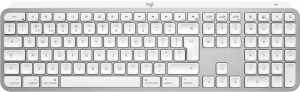 Logitech MX Keys S for Mac keyboard Office RF Wireless + Bluetooth QWERTY UK English Aluminium, White