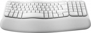 Logitech Wave Keys for Mac keyboard Home/Office Bluetooth QWERTY UK English White