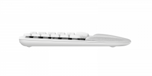 Logitech Wave Keys for Mac keyboard Home/Office Bluetooth QWERTY UK English White