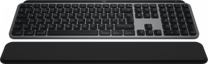 Logitech MX Keys S Combo for Mac keyboard Mouse included Home/Office RF Wireless + Bluetooth QWERTY UK English Aluminium, Black