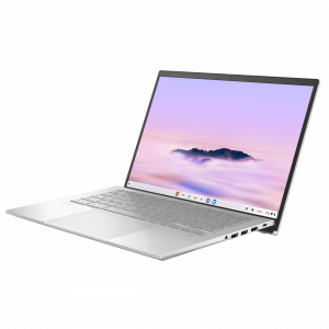 ASUS Chromebook Plus Enterprise CB54 Intel Core Ultra 5 115U 35.6 cm (14") Touchscreen WQXGA 8 GB LPDDR5x-SDRAM 256 GB SSD Wi-Fi 6E (802.11ax) ChromeOS Silver, UK