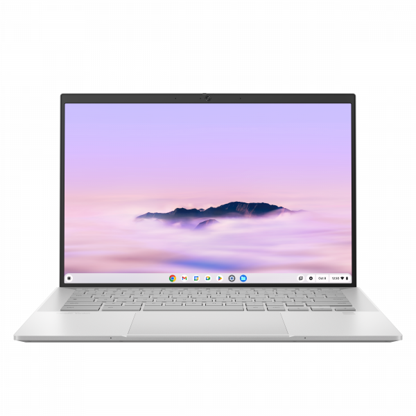 ASUS Chromebook Plus Enterprise CB54 CB5403CMA-QN0068 laptop Intel Core Ultra 5 115U 35.6 cm (14") Touchscreen WQXGA 16 GB LPDDR5x-SDRAM 512 GB SSD Wi-Fi 6E (802.11ax) ChromeOS Dutch Silver