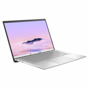 ASUS Chromebook Plus Enterprise CB54 CB5403CMA-QN0068 laptop Intel Core Ultra 5 115U 35.6 cm (14") Touchscreen WQXGA 16 GB LPDDR5x-SDRAM 512 GB SSD Wi-Fi 6E (802.11ax) ChromeOS Dutch Silver