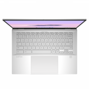 ASUS Chromebook Plus Enterprise CB54 CB5403CMA-QN0068 laptop Intel Core Ultra 5 115U 35.6 cm (14") Touchscreen WQXGA 16 GB LPDDR5x-SDRAM 512 GB SSD Wi-Fi 6E (802.11ax) ChromeOS Dutch Silver