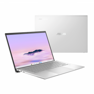 ASUS Chromebook Plus Enterprise CB54 CB5403CMA-QN0068 laptop Intel Core Ultra 5 115U 35.6 cm (14") Touchscreen WQXGA 16 GB LPDDR5x-SDRAM 512 GB SSD Wi-Fi 6E (802.11ax) ChromeOS Dutch Silver