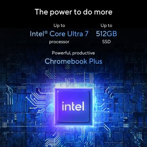 ASUS Chromebook Plus Enterprise CB54 CB5403CMA-QN0068 laptop Intel Core Ultra 5 115U 35.6 cm (14") Touchscreen WQXGA 16 GB LPDDR5x-SDRAM 512 GB SSD Wi-Fi 6E (802.11ax) ChromeOS Dutch Silver