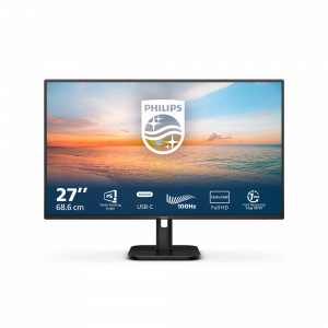Philips 1000 series 27E1N1300A/00 computer monitor 68.6 cm (27") 1920 x 1080 pixels Full HD LCD Black