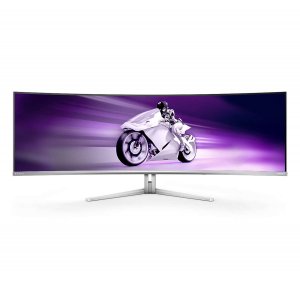 Philips Evnia 8000 49M2C8900L/00 computer monitor 124.2 cm (48.9″) 5120 x 1440 pixels Dual QHD QD-OLED White