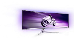 Philips Evnia 8000 49M2C8900L/00 computer monitor 124.2 cm (48.9") 5120 x 1440 pixels Dual QHD QD-OLED White