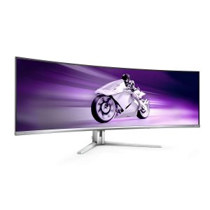 Philips Evnia 8000 49M2C8900L/00 computer monitor 124.2 cm (48.9") 5120 x 1440 pixels Dual QHD QD-OLED White