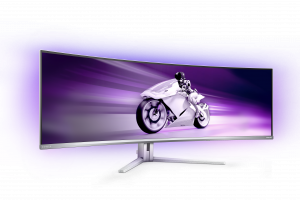 Philips Evnia 8000 49M2C8900L/00 computer monitor 124.2 cm (48.9") 5120 x 1440 pixels Dual QHD QD-OLED White