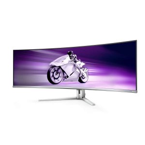 Philips Evnia 8000 49M2C8900L/00 computer monitor 124.2 cm (48.9") 5120 x 1440 pixels Dual QHD QD-OLED White