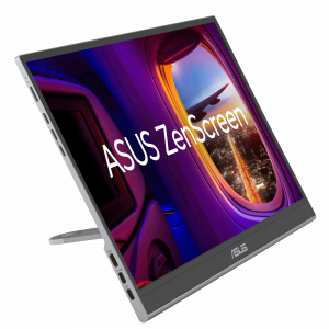 ASUS ZenScreen MQ16AHE computer monitor 39.6 cm (15.6") 1920 x 1080 pixels Full HD OLED Silver