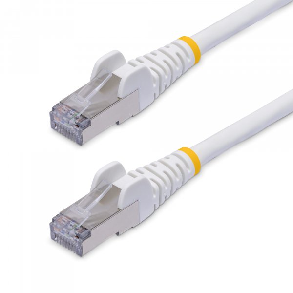 StarTech.com 2m White CAT8 Ethernet Cable, Snagless RJ45, 25G/40G, 2000MHz, 100W PoE++, S/FTP, 26AWG Pure Bare Copper Wire, LSZH, Shielded Network Patch Cord w/Strain Reliefs, Individually Tested