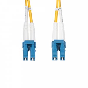 StarTech.com 10m (32.8ft) LC to LC (UPC) OS2 Single Mode Duplex Fiber Optic Cable, 9/125µm, 100G, Bend Insensitive, Low Insertion Loss - LSZH Fiber Jumper Cord
