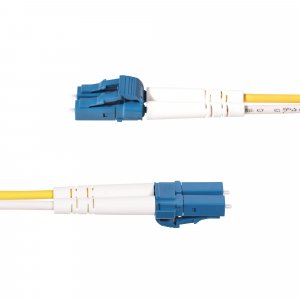 StarTech.com 2m (6.6ft) LC to SC (UPC) OS2 Single Mode Duplex Fiber Optic Cable, 9/125µm, 100G, Bend Insensitive, Low Insertion Loss - LSZH Fiber Jumper Cord