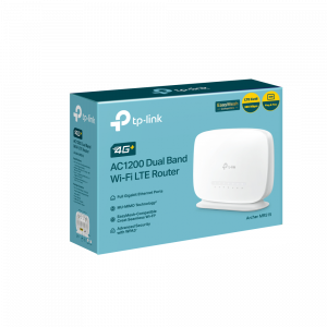 TP-Link Archer AC1200 wireless router Gigabit Ethernet Dual-band (2.4 GHz / 5 GHz) 4G White
